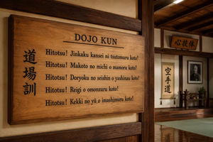 Dojo kun del Karatedo